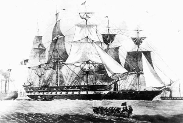United States fleet off Fort Pickens, Florida