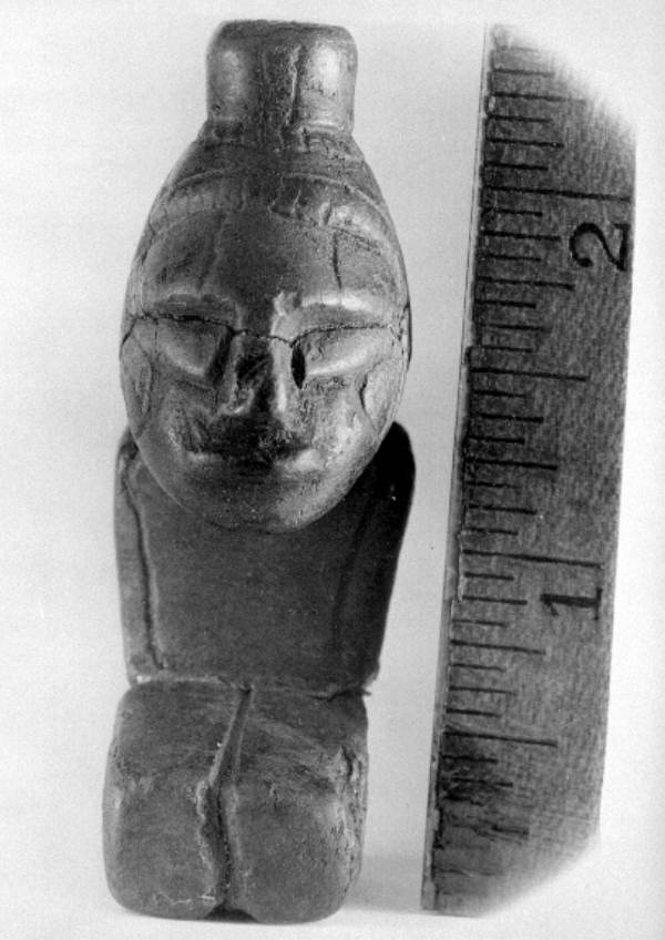 Idol found in mound on the Wacissa River