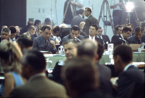 View showing Governor Claude Kirk, seated second from left, at the Governor's Convention - Cincinnati, Ohio