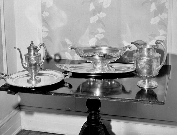 Silver service from the Battleship Florida