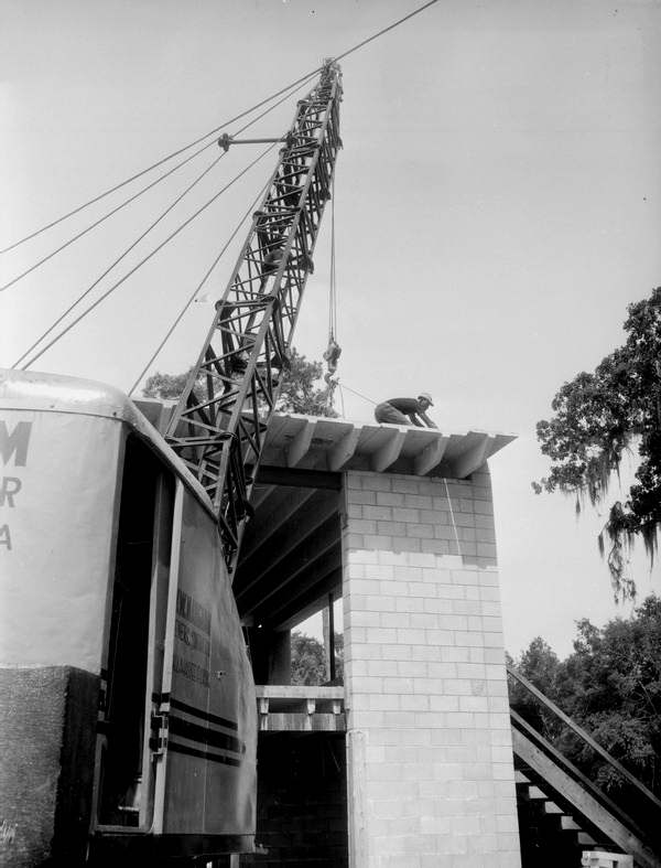 Florida Memory • Augusta Raa Junior High School during construction