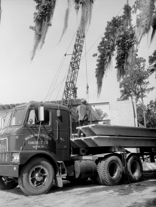 Florida Memory • Augusta Raa Junior High School during construction