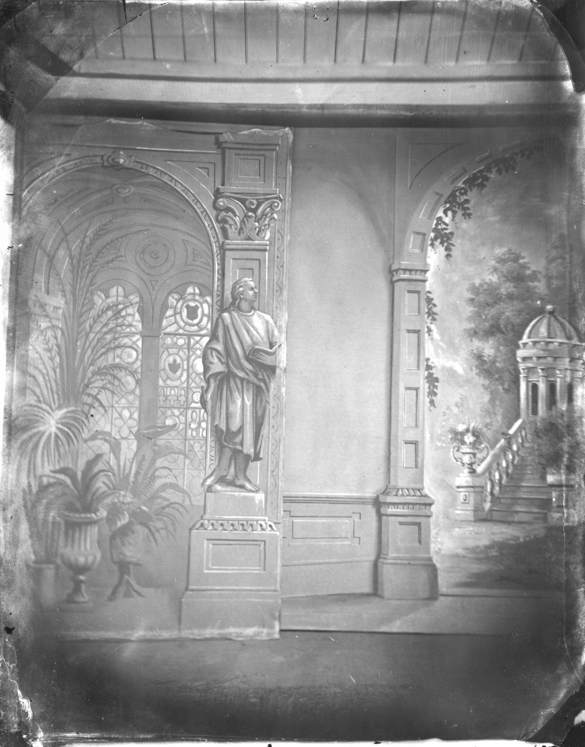 Overlapping backdrops