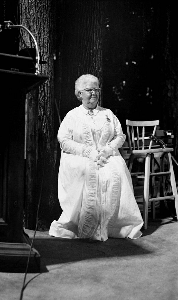 Thelma Boltin at the 1970 Florida Folk Festival - White Springs, Florida.