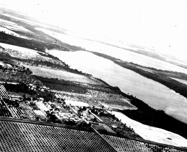 Aerial view of Winter Haven and surrounding county