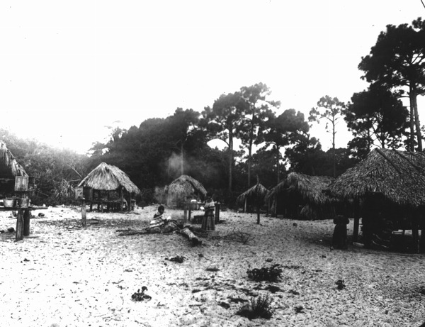 Seminole Indian village