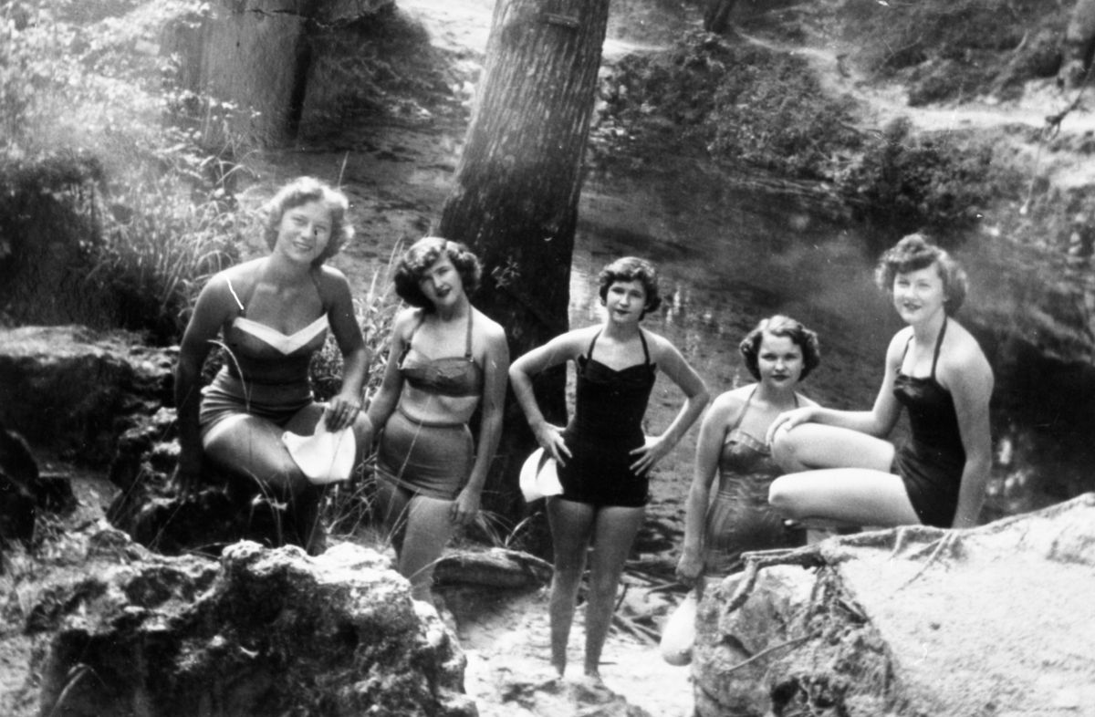Young women at Blue Springs - Madison County, Florida.