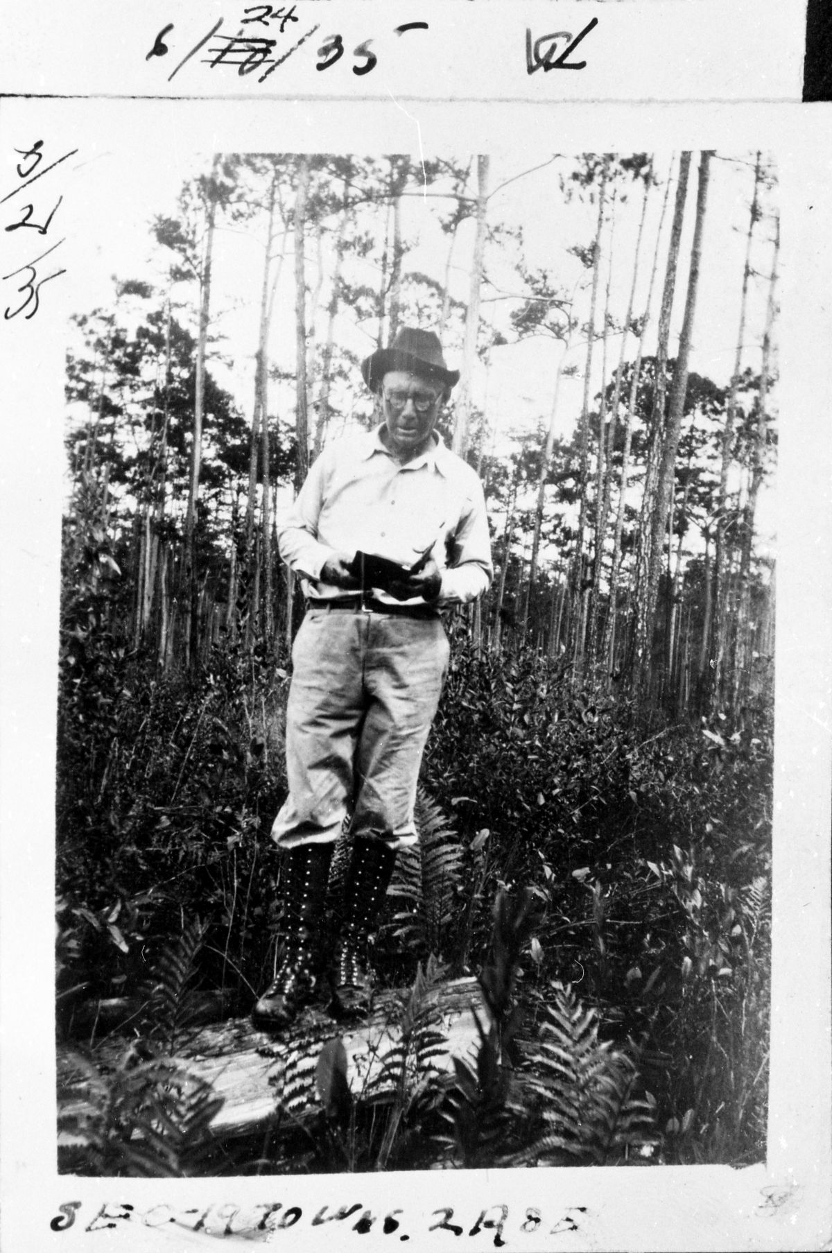 W.E. McCain in San Pedro Bay swamp - Madison County, Florida