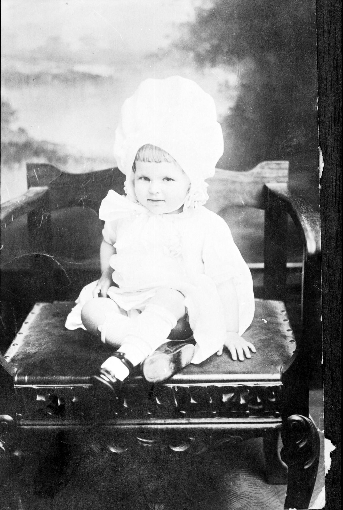 Thelma Thompson (later Driggers) at age two - Madison County, Florida