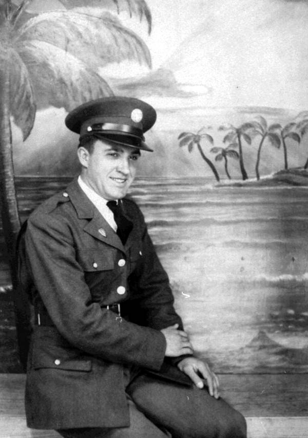 Portrait of United States Army soldier John Clifford Webb