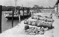 Cannons displayed at McKee's Museum of Sunken Treasure on Treasure Harbor - Plantation Key, Florida