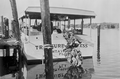 Sunken treasure being lifted by the "Treasure Princess" - Florida Keys, Florida