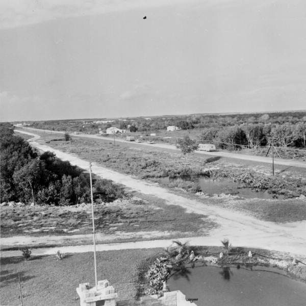 View of U.S. 1 from McKee's Museum of Sunken Treasure - Plantation Key, Florida