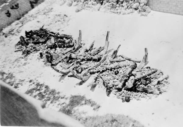 Shipwreck display set up in the courtyard of McKee's Museum of Sunken Treasure - Plantation Key, Florida