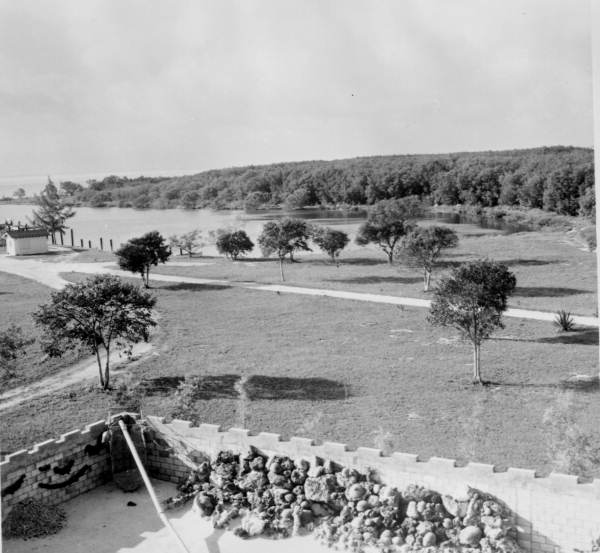 View from top of second museum.