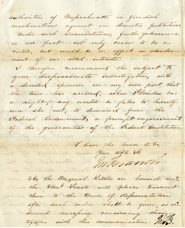 Correspondence Concerning Abolitionist Jonathan Walker 
