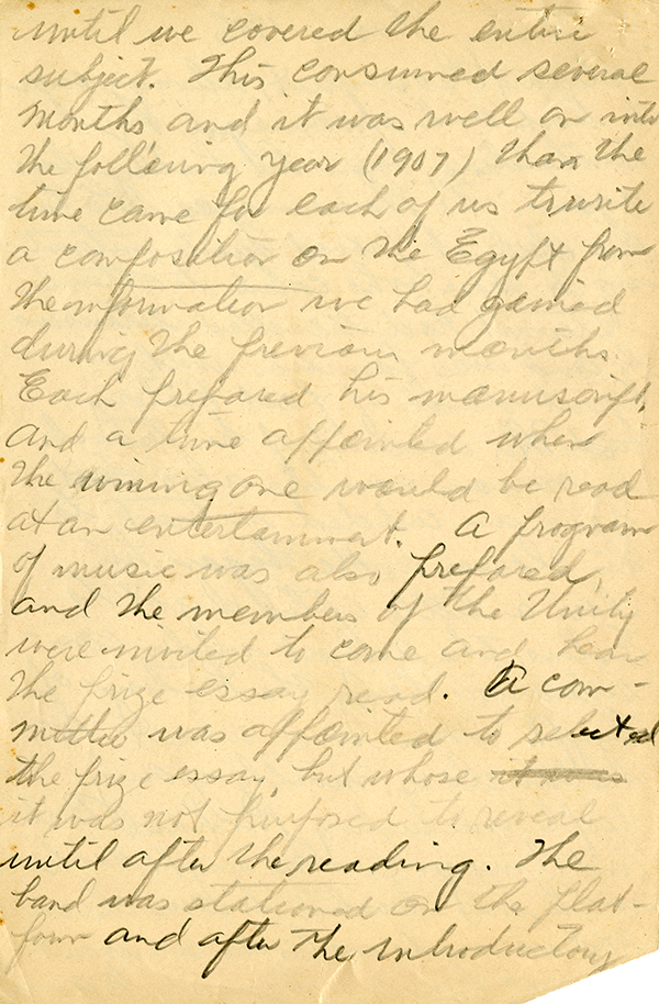 Rahn&rsquo;s retelling of a History Class in 1906-1907
