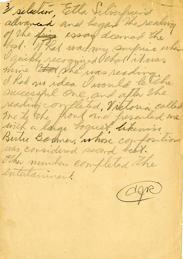 Rahn&rsquo;s retelling of a History Class in 1906-1907
