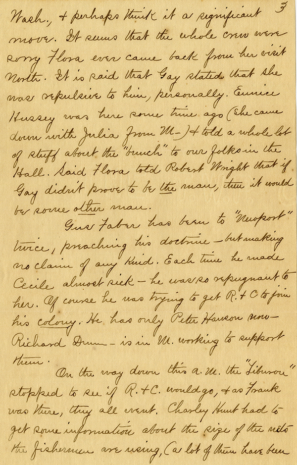 Letter from Evelyn Bubbett to Imogene Bubbett-Rahn, October 12, 1913
