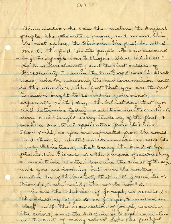 Master&rsquo;s lecture at Hickory Island, 1894
