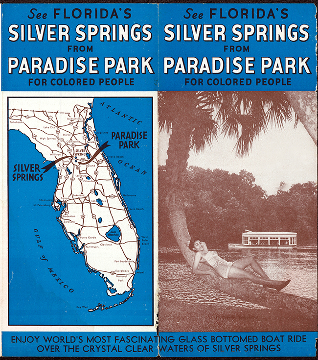 View entire document Brochure for Paradise Park, a segregated African-American tourist attraction