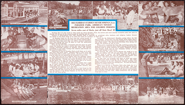 View entire document Brochure for Paradise Park, a segregated African-American tourist attraction