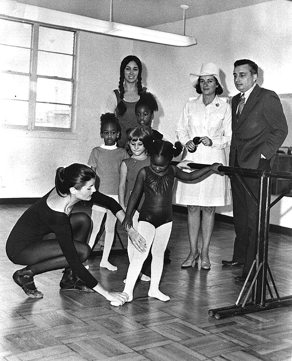 Ballet class at the Fine Arts Conservatory.