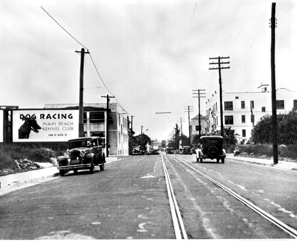 Miami street scene.