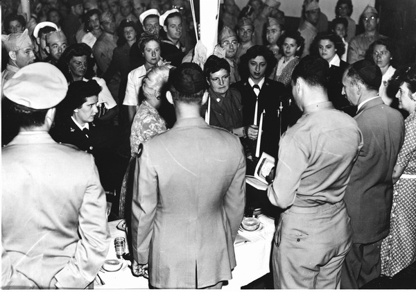 Seder at the Miami Beach Jewish Community Center.