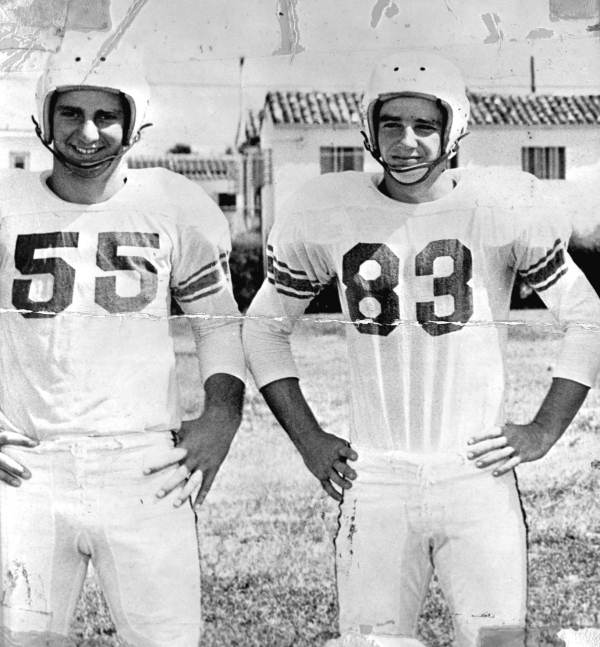 Skip Bertman, a football player for Miami Beach High School.