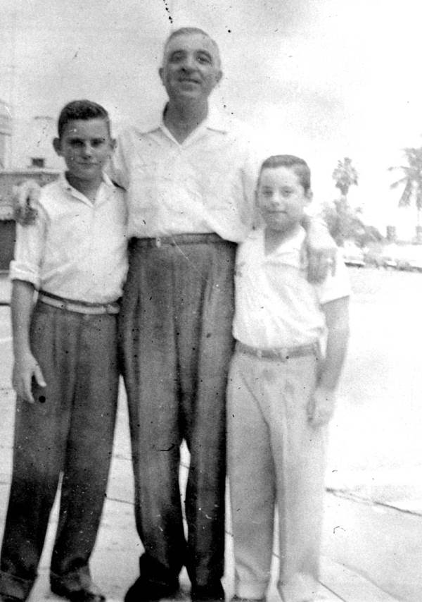 Israel Diner, Gustav Tanenblatt and Manuel Diner - Miami Beach, Florida.