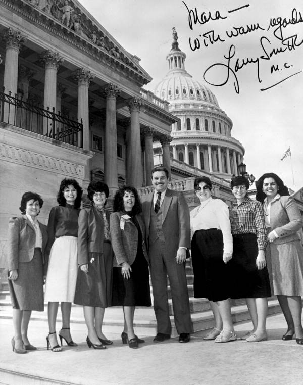 Congressman Larry Smith with Jewish women delegates - Washington, D.C.