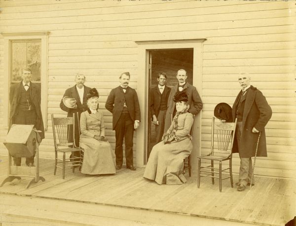 Governor William Sherman Jennings and some cabinet members after inauguration.
