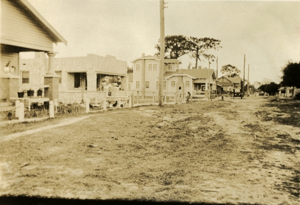 African American neighborhood at College Hill in Tampa.