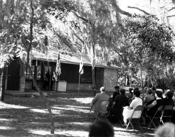 Dedication ceremonies for Bulow Plantation Ruins Historic State Park - Bunnell, Florida