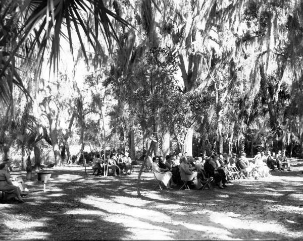 Dedication ceremopnies for Bulow Plantation Ruins Historic State Park - Bunnell, Florida