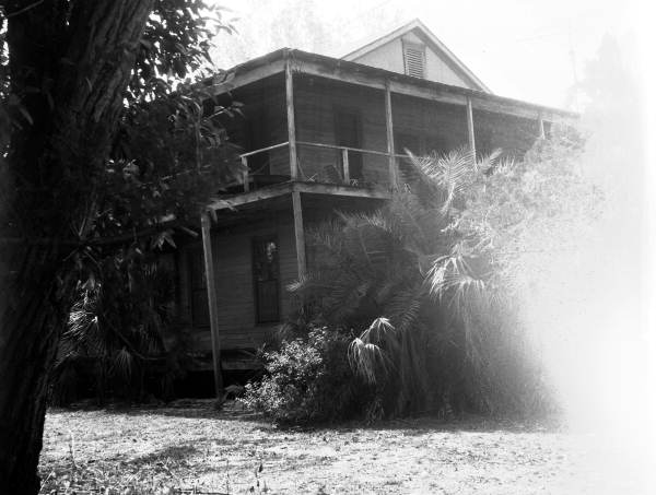 Historic Planetary Court building at Koreshan State Park - Estero, Florida.