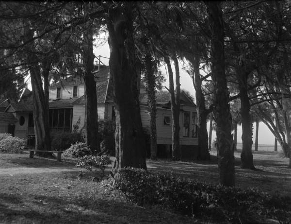 View of main house at Kingsley Plantation State Park - Jacksonville, Florida.