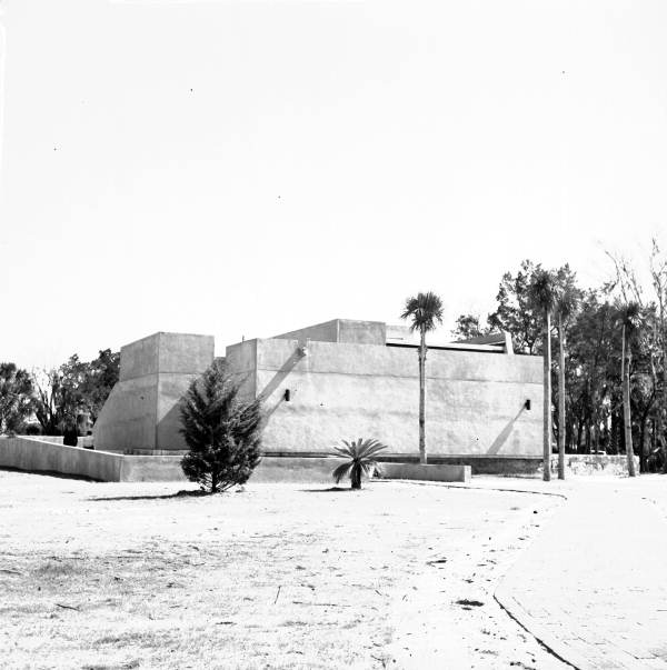 Museums building at San Marcos de Apalache Historic State Park - St. Marks, Florida