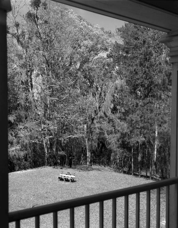 View of Civil War gun pits from the Gregory House at Torreya State Park - Rock Bluff, Florida