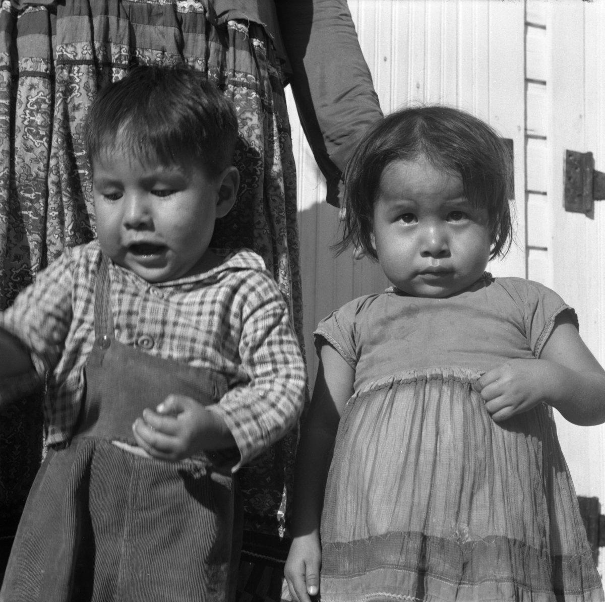 Seminole Indian twins Albert and Caroline Snow