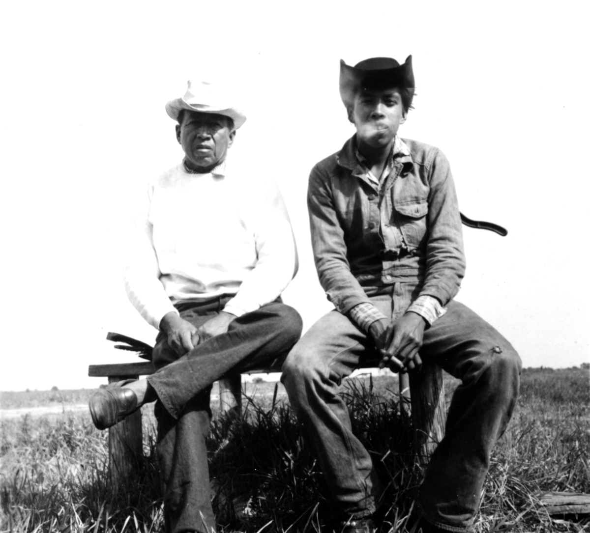 Seminole Indian cowboys Stanford and Josie Jumper