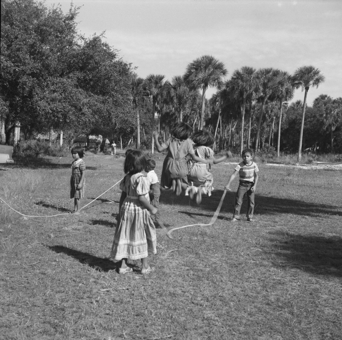 Seminole children jumping rope