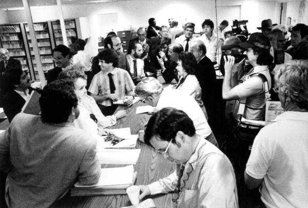 Candidates qualifying at the division of elections
