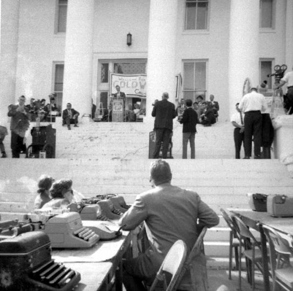Presidential campaigning for Goldwater and Miller at the Capitol.