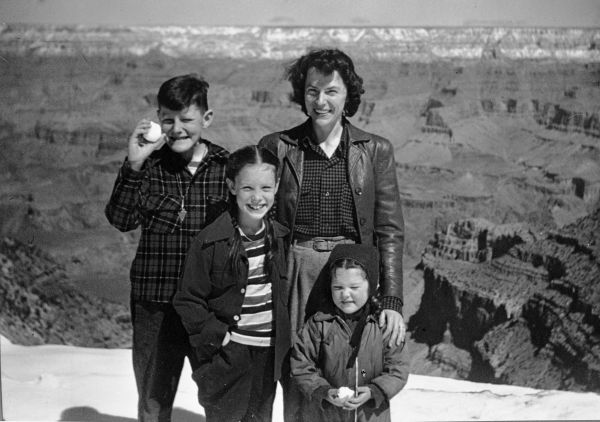 LeRoy Collins family at the Grand Canyon.