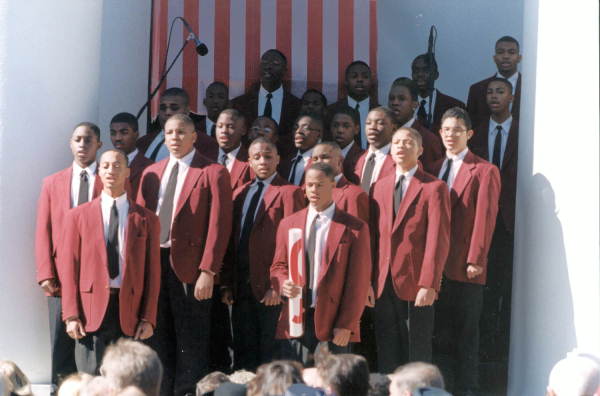 Tallahassee Boys Choir performing at inauguration of Jeb Bush