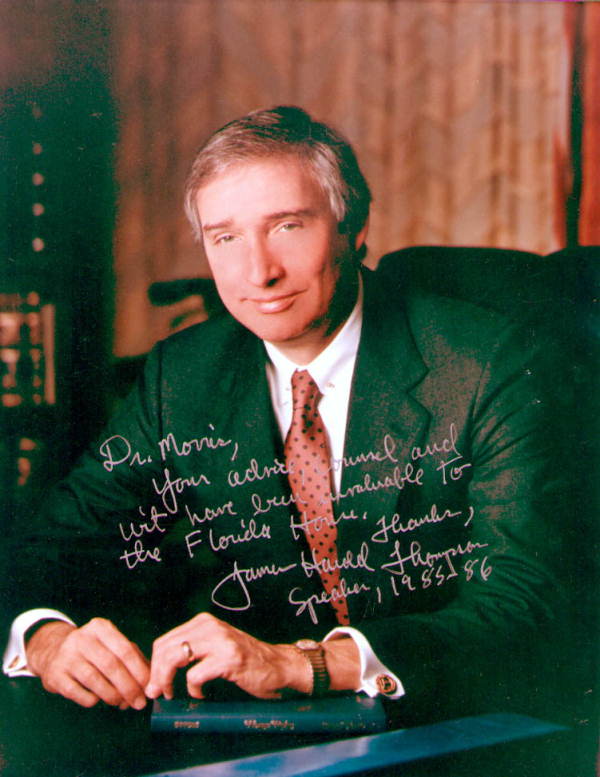 Florida Speaker of the House, James Harold Thompson