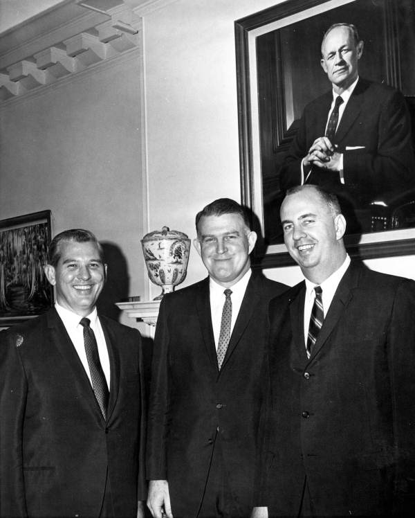 Men involved in the political process