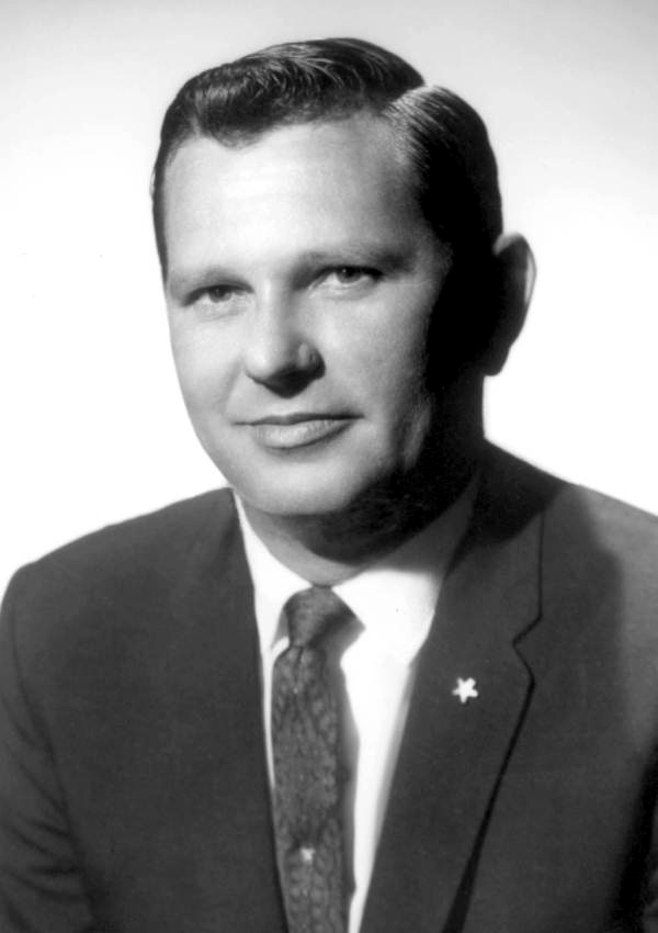 Portrait of Florida legislative representative William G. James